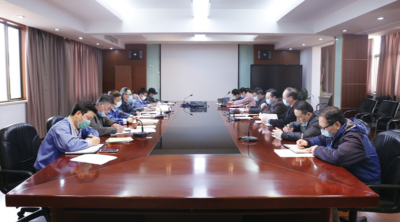 图为2020年党建工作专题会议